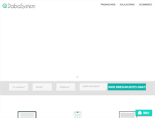 Tablet Screenshot of dabasystem.com